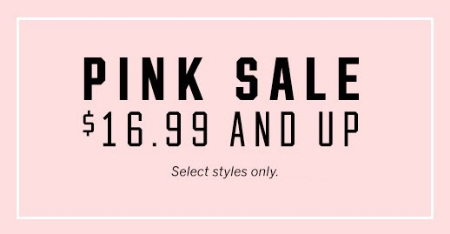 PINK Sales $16.99 and Up icon