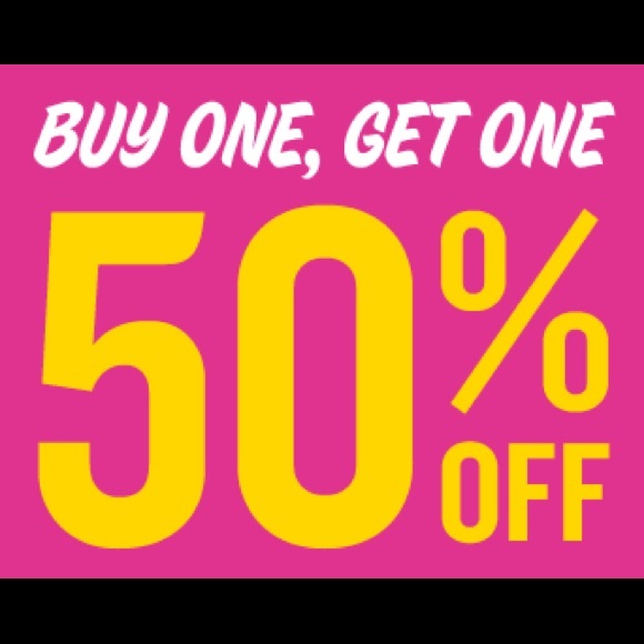 Buy 1 Get 50% off on second