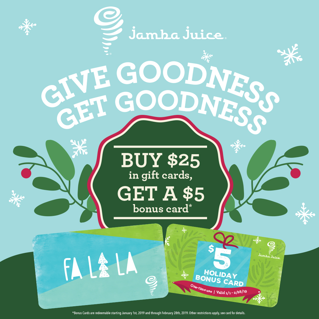 PURCHASE $25 IN GIFT CARDS GET ANOTHER $5 icon